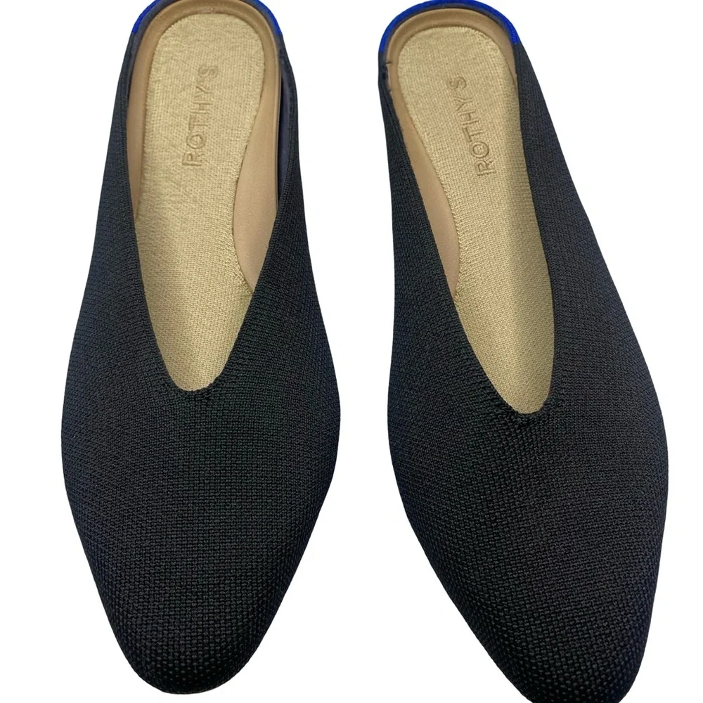 Rothy's Black and Blue Women's Flats